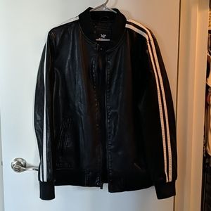 Vegan sport leather jacket